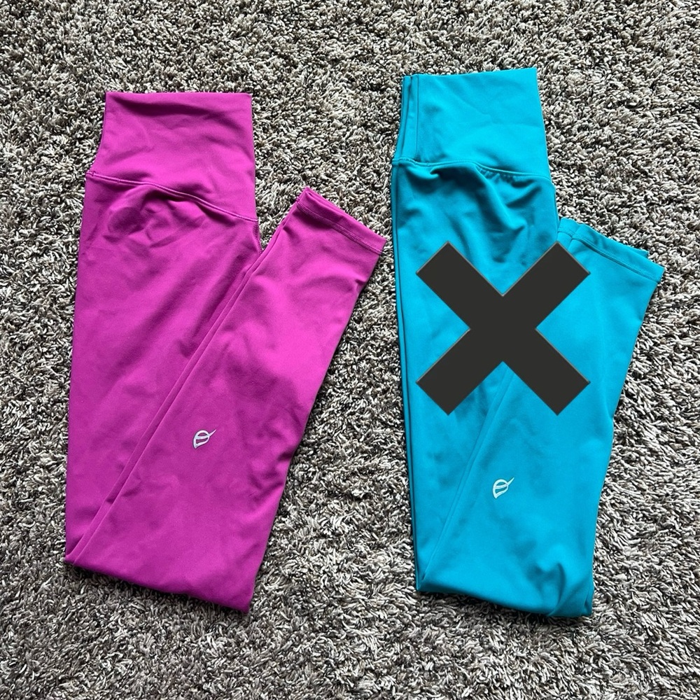 Ptula Hot Pink & Teal Leggings